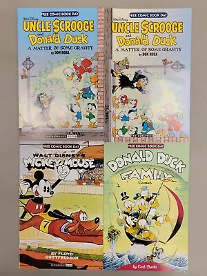 Walt Disney Free Comic Book Day Lot Mickey Uncle Scrooge Donald Duck • $9.99