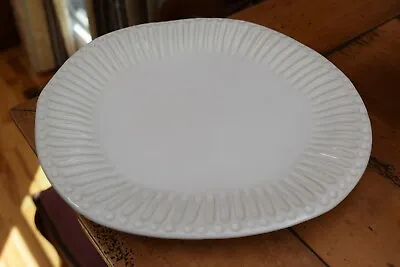 Vietri Incanto White Stone Stripe Dinner Plate @ 11.5  • $40