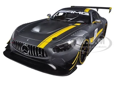 Mercedes Amg Gt3 Presentation Car Grey #1 1/18 Model Car By Autoart 81530 • $149.99