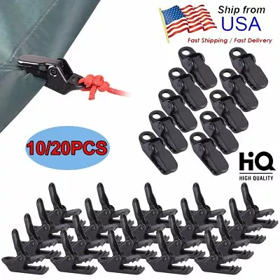 $6.99 • Buy Camping Awning Canopy Clamp Tarp Clip Car Boat Cover Emergency Tent Heavy Duty
