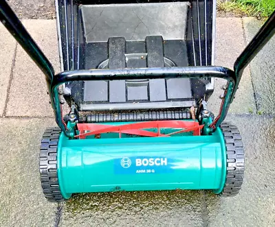 Bosch AHM 38 G AHM38G 38cm Hand Push Manual Garden Lawn Mower Grass Cutter • £21.99