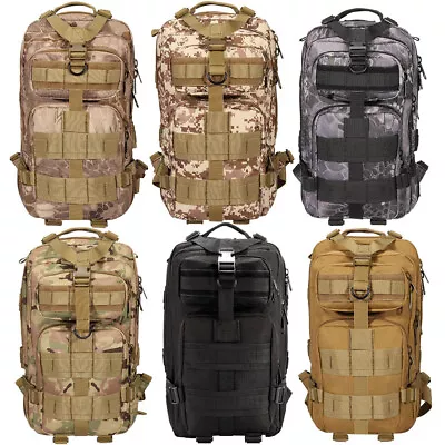 30L Military Tactical Backpack Large Army Men 3 Day Assault Pack Molle Rucksack • $23.89