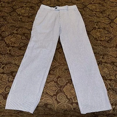 Men S Tommy Hilfiger Seersucker Pants 30x30 • $16