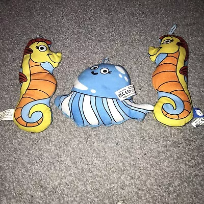 Cuddle Crew Soft Toys Seahorse And Octopus • £3.50