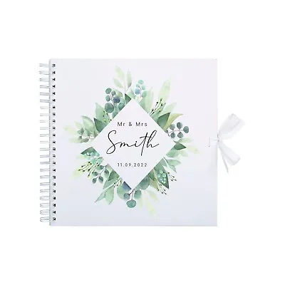 Personalised Wedding Scrapbook Photo Album Mr And Mrs Gift Bride To Be • £15.99