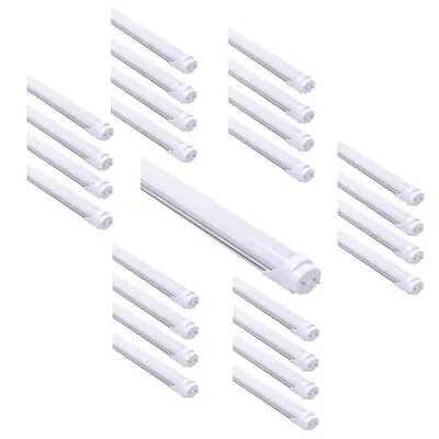 4-100PACK T8 LED Tube Light 4FT 22W Dual-Ended Power Bypass Ballast CLEAR MILKY • $89.93