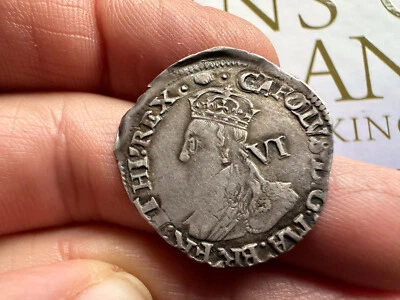 £45 • Buy Charles 1st 1625-1649 Hammered Sixpence #14
