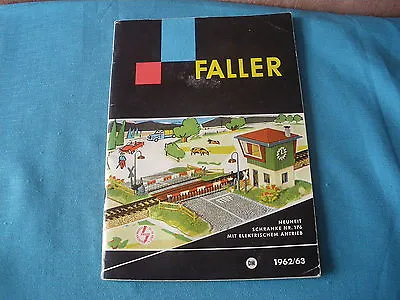466 H Faller 1962/63 Catalogue 64 Pages Models Ect Aircraft Figurines • £17.94