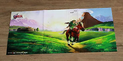 The Legend Of Zelda Ocarina Of Time 3D Promo Poster 63x30cm • $62.94