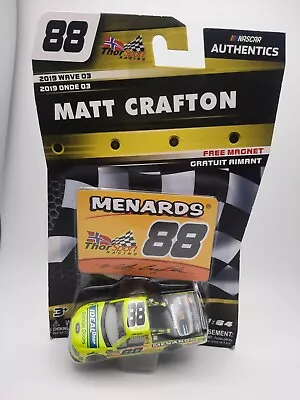 Matt Crafton 2019 1/64 Nascar Authentics #88 Menards Thorsport Wave 3 W/magnet • $15.99