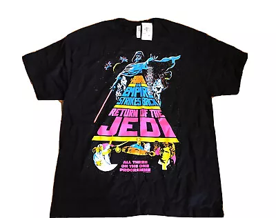 $17.95 • Buy STAR WARS Graphic T-Shirt THE EMPIRE STRIKES BACK  RETURN OF THE JEDI  Men’s XL