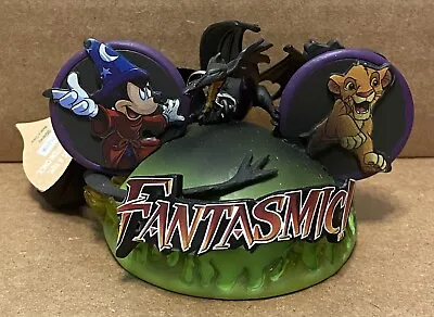 Disney Parks Fantasmic Mickey Maleficent Ear Hat Christmas Ornament NEW • $24.95