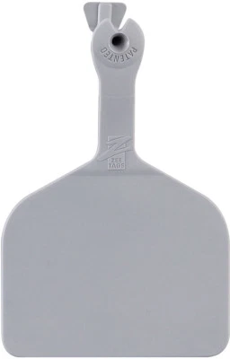 $21.95 • Buy Z-Tag Feedlot One Piece Cattle/Cow Blank Ear Tag - Gray 50 Count