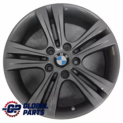 BMW F30 F31 F32 F33 Grey Alloy Wheel Rim 17  Double Spoke 392 75J ET:37 6796239 • $423.57