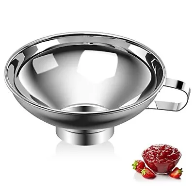 Canning Funnel For Kitchen Use Wide Mouth Stainless Steel Funnel For Wide An... • $12.53