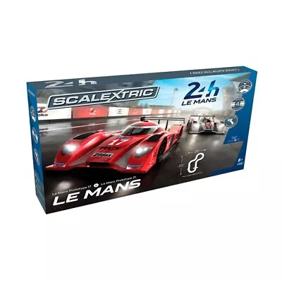 Scalextric Le Mans 24h LMP 17 V LMP 21 1/32 Slot Car Track Race Set • $159.99