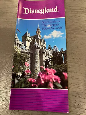 Disneyland Your Guide To The Happiest Place On Earth 1984 Brochure • $23.12