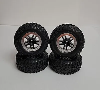 Fits Traxxas Slash 2wd VXL BL-2s XL5 BF Goodrich Tires & Chrome/Black Wheels NEW • $37.99