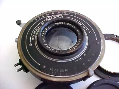 Goerz Dagor 8 1/4  F6.8 Lens In ILex Shutter All Speeds Work (bx 134) • $275