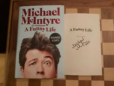 A Funny Life SIGNED Michael McIntyre Autobiography 1st Edition 1st Impression • £34.99