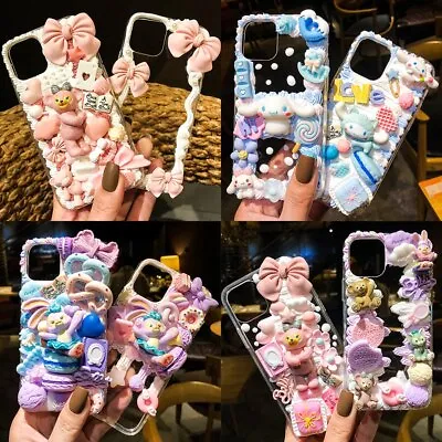 Sweet Desert Kawaii Style DIY Decoden Phone Case Jpop Kpop Fashion Idol Anime • $26.59