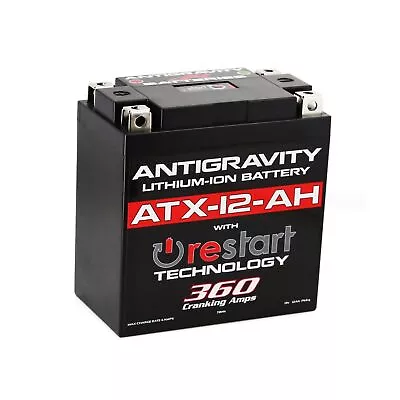 Antigravity ATX-12-AH Performance Lithium Motorcycle Powersport Battery With ... • $287.38