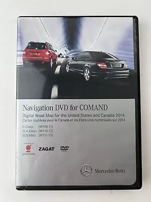 Mercedes Benz Navigation 2 DVD For Comand 2014 C Class GLK Class US & Canada • $59.99