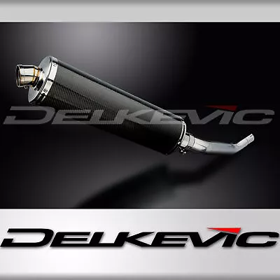 KAWASAKI ZX6R NINJA 636 2003-04 450mm OVAL CARBON BSAU SILENCER EXHAUST KIT • $252.58