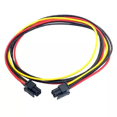 Pitch=3.0mm ATX Molex Micro Fit Connector 4Pin Power Male To Male Cable 60cm • $16.15