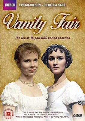 Vanity Fair 16 Part BBC Adaptation Eve Matheson Rebecca Saire 3 DVD Set • £7.99