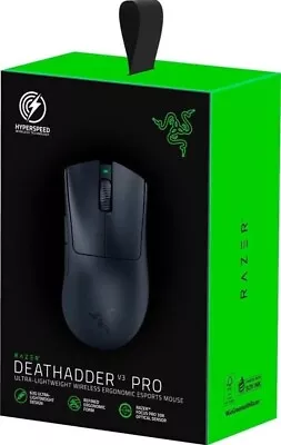 NEW Razer DeathAdder V3 Pro Wireless Ultra Lightweight Gaming Mouse Black • $114.99