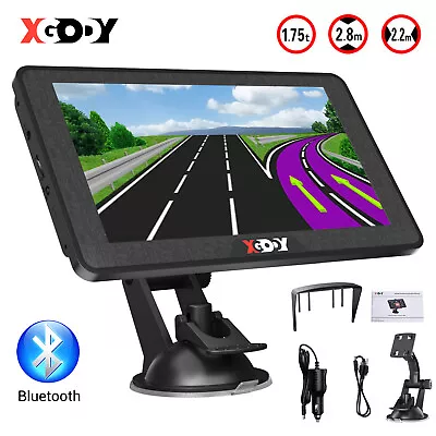 8GB+256MB 7  GPS Navigation Car & Truck Bluetooth With Sunshade Satellite AU Map • $82.99