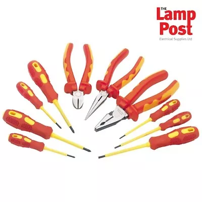 Draper 71155 Expert 10 Piece Set Of VDE Insulated Pliers & Screwdrivers • £79.99