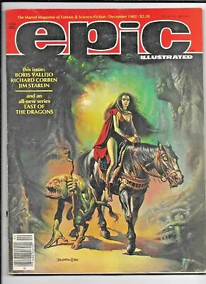 Epic Illustrated Magazine #15 December 1982 Wrightson Vallejo FN Heavy Metal Art • $8.79