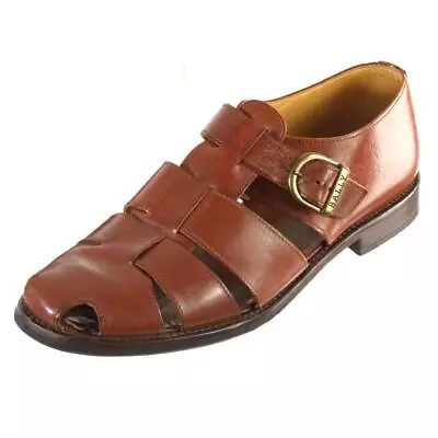 BALLY Bridgehampton Roman Sandals Strappy Shoes Sz. 43 EU 10 US Brown ITALY • $125