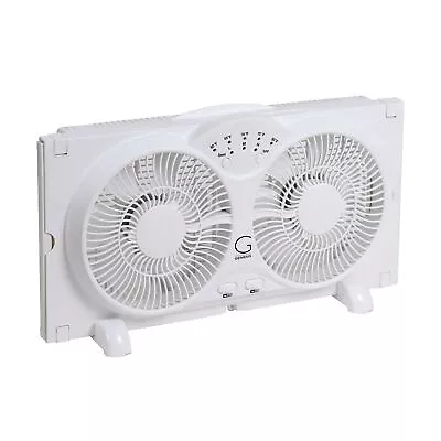 Genesis Twin Window Fan With 9 Inch Blades High Velocity Reversible AirFlow • $48.35