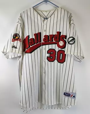 Madison Mallards #30 Northwoods League Team Issued Sewn Home Jersey Size 2XL • $100