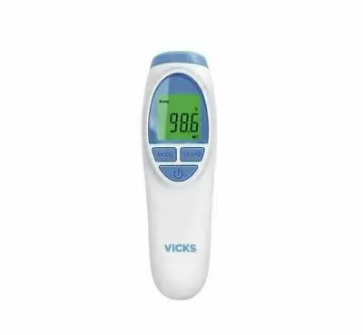 NEW Vicks No Touch 3-in-1 Thermometer Measures Forehead Food & Bath Temperature • $9.99