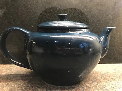 Le Creuset - Navy Blue Stoneware - 1 Litre Teapot - Excellent Condition • £22