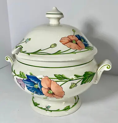 Villeroy And Boch Amapola Soup Tureen 1980's Repair • $22