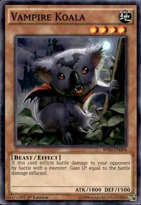 VAMPIRE KOALA BP03-EN094 1ST EDITION SHATTERFOIL YuGiOh • £2.99