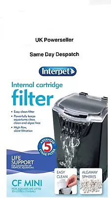 Interpet Internal CFMINI Aquarium Fish Tank Cartridge Filter CF Mini 5 Stage • £16.10