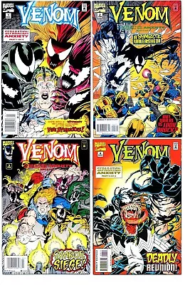 Lot Of 4 VENOM - SEPARATION ANXIETY  #'1 2 3 & 4 /  Pts 1 2 3 & 4 / LikeNew 1994 • $32.99