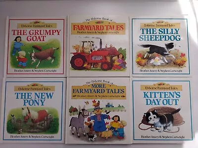 Usborne Farmyard Tales Book Collection 6 Books 12 Stories Total Vintage 80/90s • £10