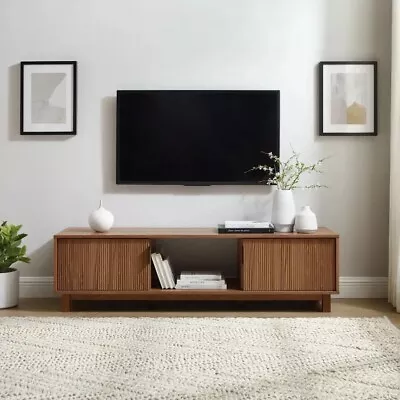 Mid Century Wood TV Stand Cabinet Entertainment Console • $339.99