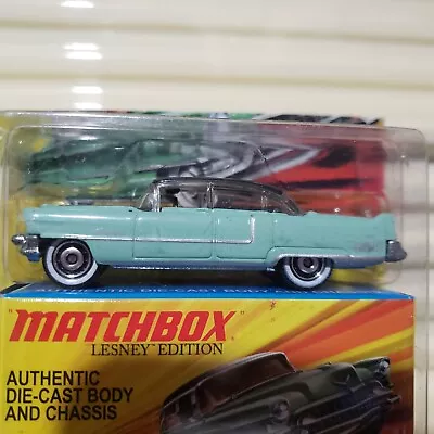 MATCHBOX 2010 LESNEY EDITION SUPERFAST Metal Base 1955 '55 CADILLAC FLEETWOOD MB • $21.95