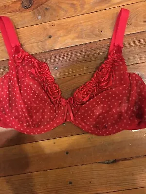 BNWT Elomi Betty Bra Color Red Size 44D (UK) EL8170RED • $51.99