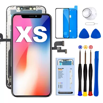 For IPhone XS LCD Screen Replacement 3D Touch Digitizer Display Assembly + Tools • £12.47