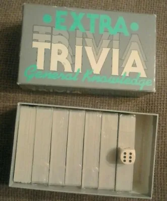 EXTRA TRIVIA General Knowledge. 1986 Paul Lamond Game. Contents Mostly Unopened. • £10