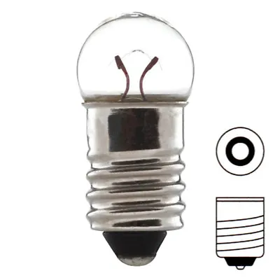 Bulb Light 6v 0.6w 2.4w E10 Bike Auto Motorcycle Dynamo Lamp Front Rear Vintage • £5.34